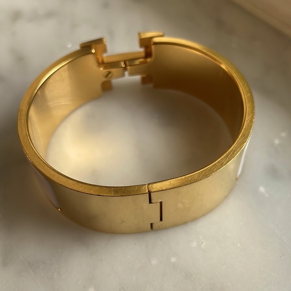 HERMES Clic Clac H bracelet 💯 AUTHENTIC - Picture 9 of 9